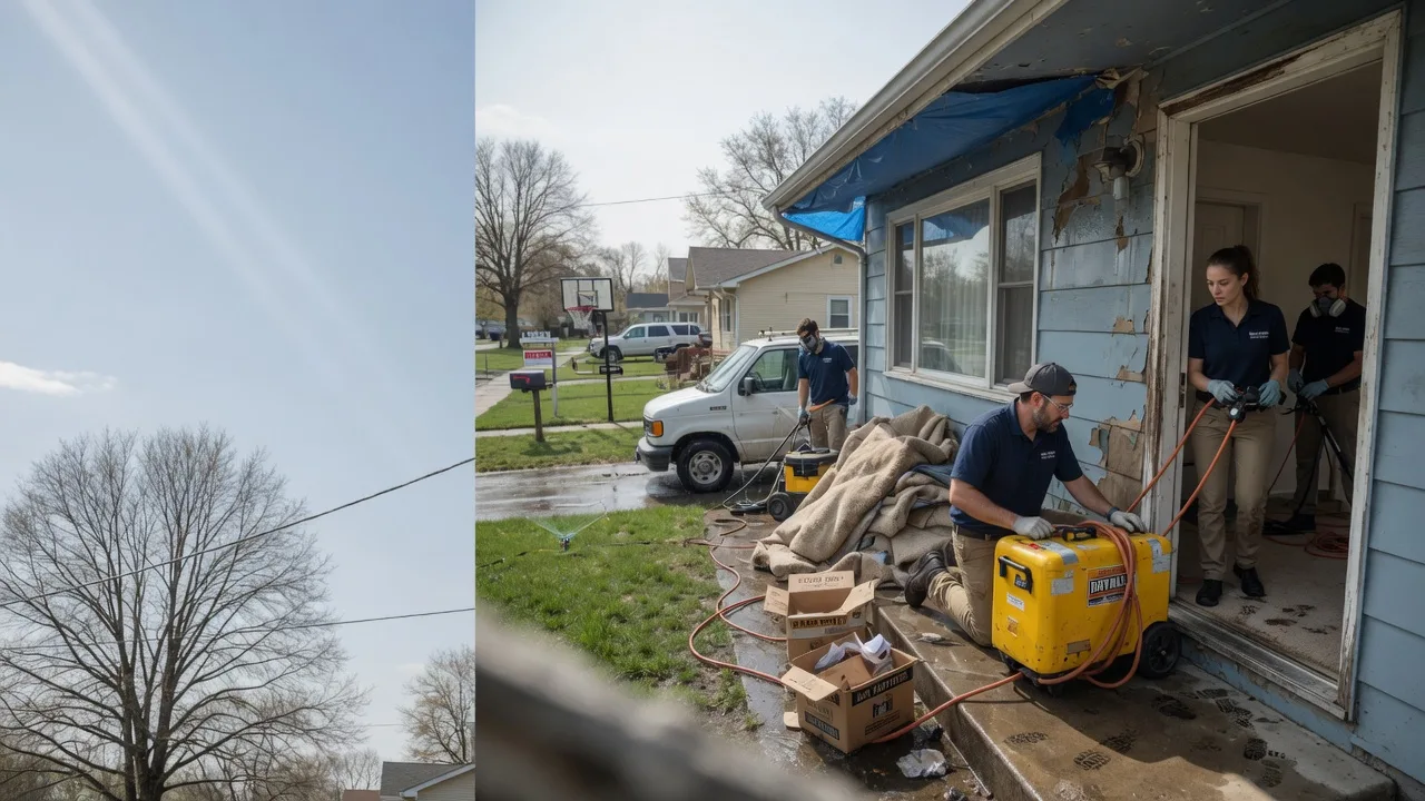 Basement Flood Cleanup in Millersport, OH near me